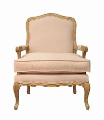 стильные Мягкое полукресло с подлокотниками Nitro Beige Velvet