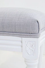 стильный Дизайнерский обеденный стул Miro White and Grey на заказ