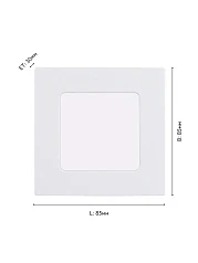 фото 64596 Светодиодный встраиваемый светильник FUEVA 1 PRO, 2,8W(LED) в интерьере