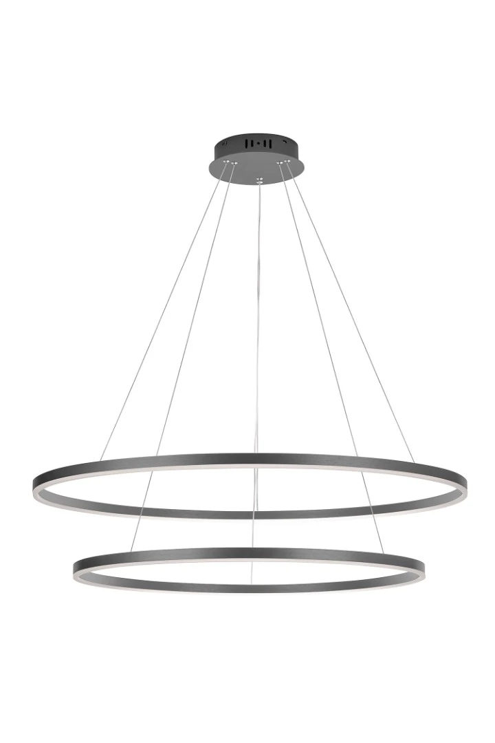 Люстра Orblaze 2 rings 800 black на заказ