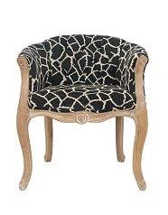 Низкое кресло ретро каминное Kandy в интерьере