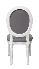 Дизайнерский обеденный стул модерн Volker Grey and White в интерьере