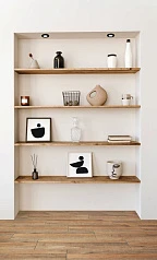 фото 900743 Встраиваемый светильник PINEDA, 4,9W (LED), 3000K, IP20, IP44, ?78, пластик, черный в интерьере