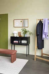 купить красивые БАНКЕТКА HUBSCH, ПОЛИЭСТЕР, ОРАНЖЕВЫЙ в интернет-магазине