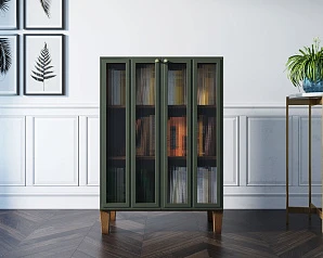 Шкаф-буфет "Andersen" малый с рифлеными стеклами арт AN18/1 на заказ в интернет-магазине