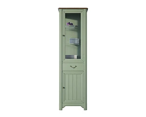 купить красивый Узкий шкаф-витрина "Olivia" арт GC2005 в интернет-магазине