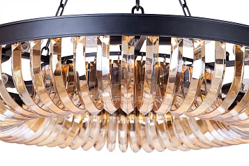 Люстра Terra Black Amber D80 в интерьере