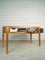 фото Рабочий стол "Aquarelle Birch" арт RE-12ETG/4 в интерьере