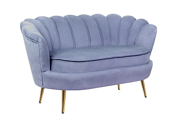 Диван ракушка Pearl Double Blue