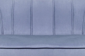 Трехместный диван ракушка для гостиниц Pearl Triple Blue