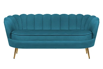 красивый Диван ракушка Pearl Triple Marine Velvet в интернет-магазине