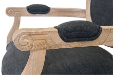 купить красивый Мягкий стул с подлокотниками Diella Black в интернет-магазине