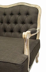 красивый Прямой диван модерн Yareli Brown V2 серый