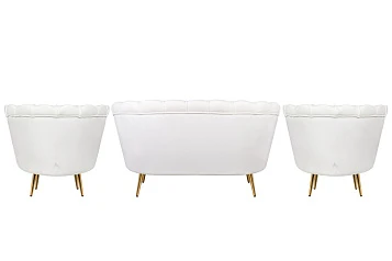 заказать Комплект кресел и дивана ракушка Pearl Double Beige