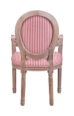 купить красивый Мягкий стул с подлокотниками Volker Arm Pink Pinstripe в интернет-магазине