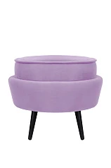 купить стильные Пуф Pearl Adorn Purple на черных ножках в интернет-магазине