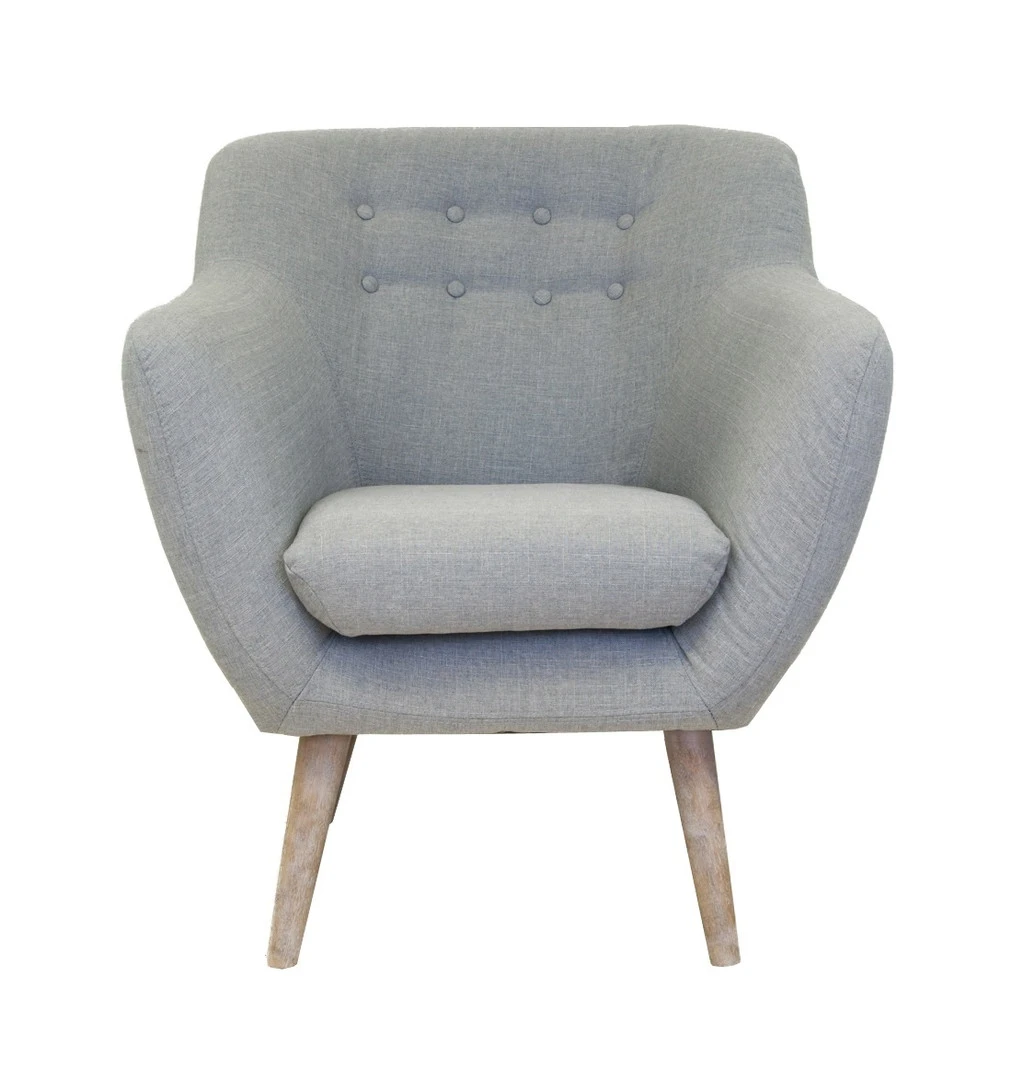 Низкое кресло Fuller Grey в интерьере