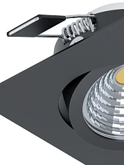 фото 98611 Светодиодный встраиваемый светильник SALICETO димм. с рег-кой, 6W(LED), 88х88, 380lm, 3000K, алю в интерьере