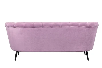 купить Диван ракушка Pearl Triple Pink на черных ножках