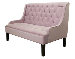 Американский диван Sommet Violet желтый в интерьере