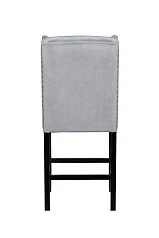 Дизайнерский полубарный стул Skipton Average Grey Velvet в интернет-магазине
