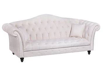 Диван с высокой спинкой для гостиниц Calee Beige в интернет-магазине