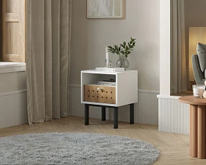 Тумбочка с ящиком KOTO арт KT01 Белый на заказ в интернет-магазине