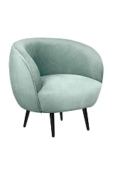 Мягкое кресло Benee Green на черных ножках в интернет-магазине