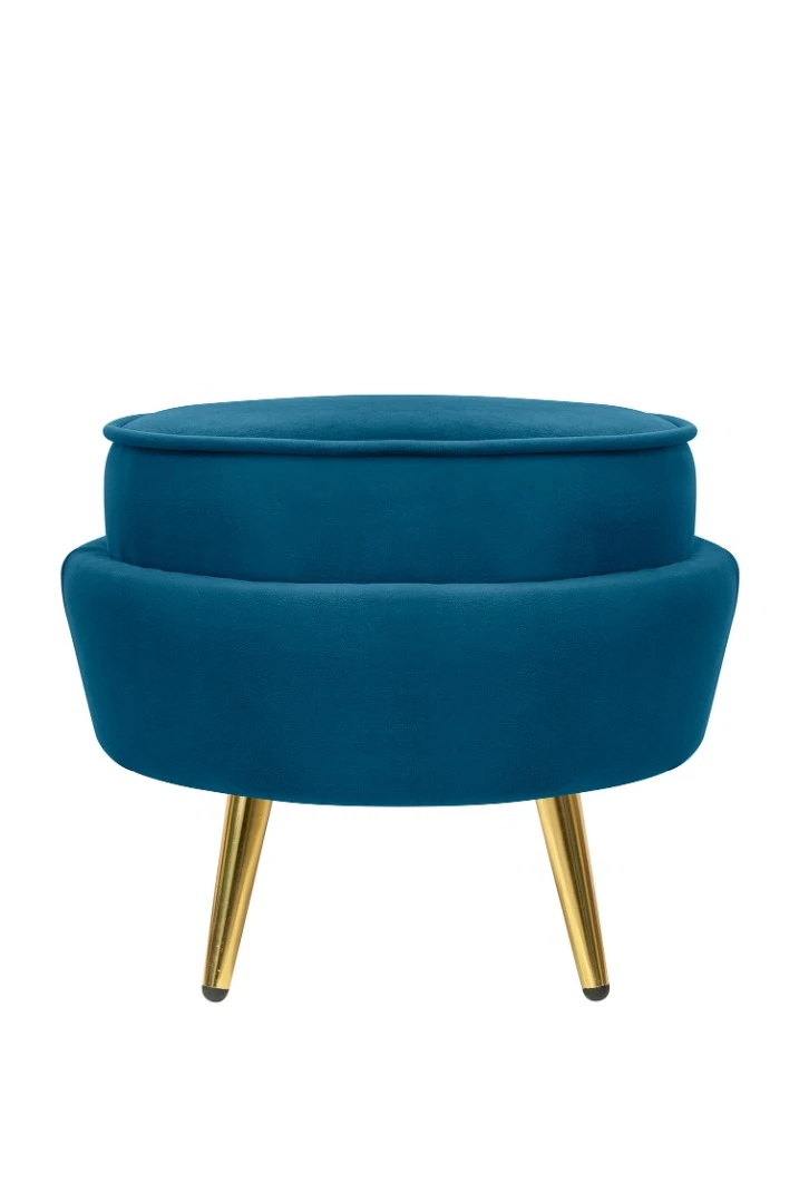 фото Пуф Pearl Adorn Marine в интерьере