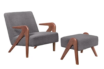 стильное Кресло с пуфом Arrow BR V4