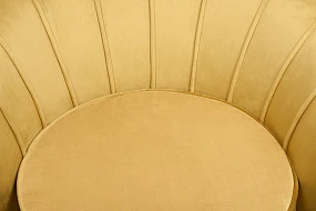 купить стильное Низкое кресло ракушка Pearl Yellow