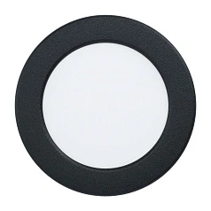 купить стильные 99157 Светодиодный встраиваемый светильник FUEVA 5, 5,5W (LED), ?117, ET26, 700lm, 4000K, сталь, черный/пл