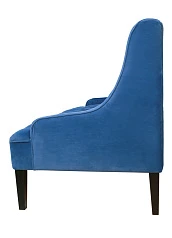 Прямой двухместный американский диван Sommet синий на заказ