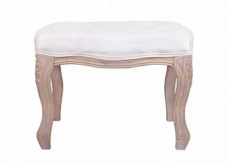 Дизайнерская банкетка Kina Velvet Beige в интерьере