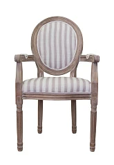купить красивый Мягкий стул с подлокотниками Volker Arm Pinstripe
