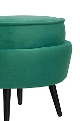 купить Пуф Pearl Adorn Green V2 на черных ножках