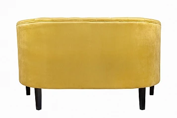 фото Дизайнерский двухместный диван Harry Gold в интерьере