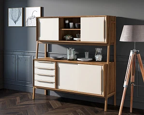 купить красивый Буфет "Bruni white" широкий арт BR37WH в интернет-магазине