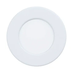 красивые 99202 Светодиодный встраиваемый светильник FUEVA 5, 2,7W (LED), ?86, ET26, IP44, 300lm, 3000K, сталь, бел на заказ