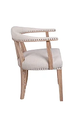 красивый Мягкий стул с подлокотниками Tanner Beige