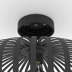 900721 Потолочный светильник MOGANO 3, 1X40W (E27), H180, ?430, сталь, черный в интернет-магазине