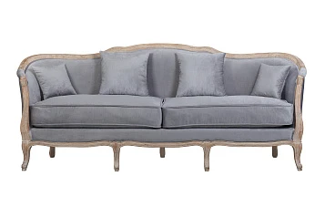 заказать Прямой диван Darcy 3 серый в интернет-магазине