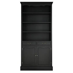 купить Книжный шкаф "Leontina Black"  арт ST9330BLK