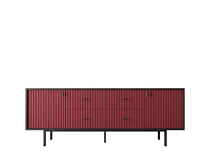 заказать Комод две дверки и четыре ящика "Emerson" арт EM19/red/L