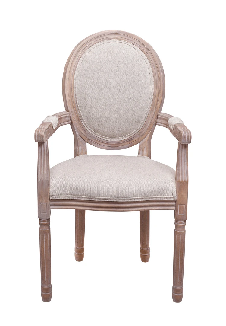 купить Мягкий стул с подлокотниками Volker Arm Beige V2