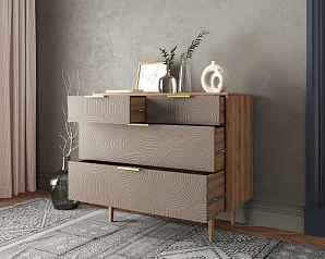 Комод с четыремя ящиками "Line" R22/beige на заказ в интернет-магазине