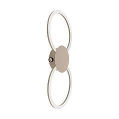 купить 902127 Светодиодный светильник настенно-потолочный VENTICELLO 1, 20W 0,91W(LED LED), 3000K, 2400 135lm, алюминий, песочный, белый, в интернет-магазине