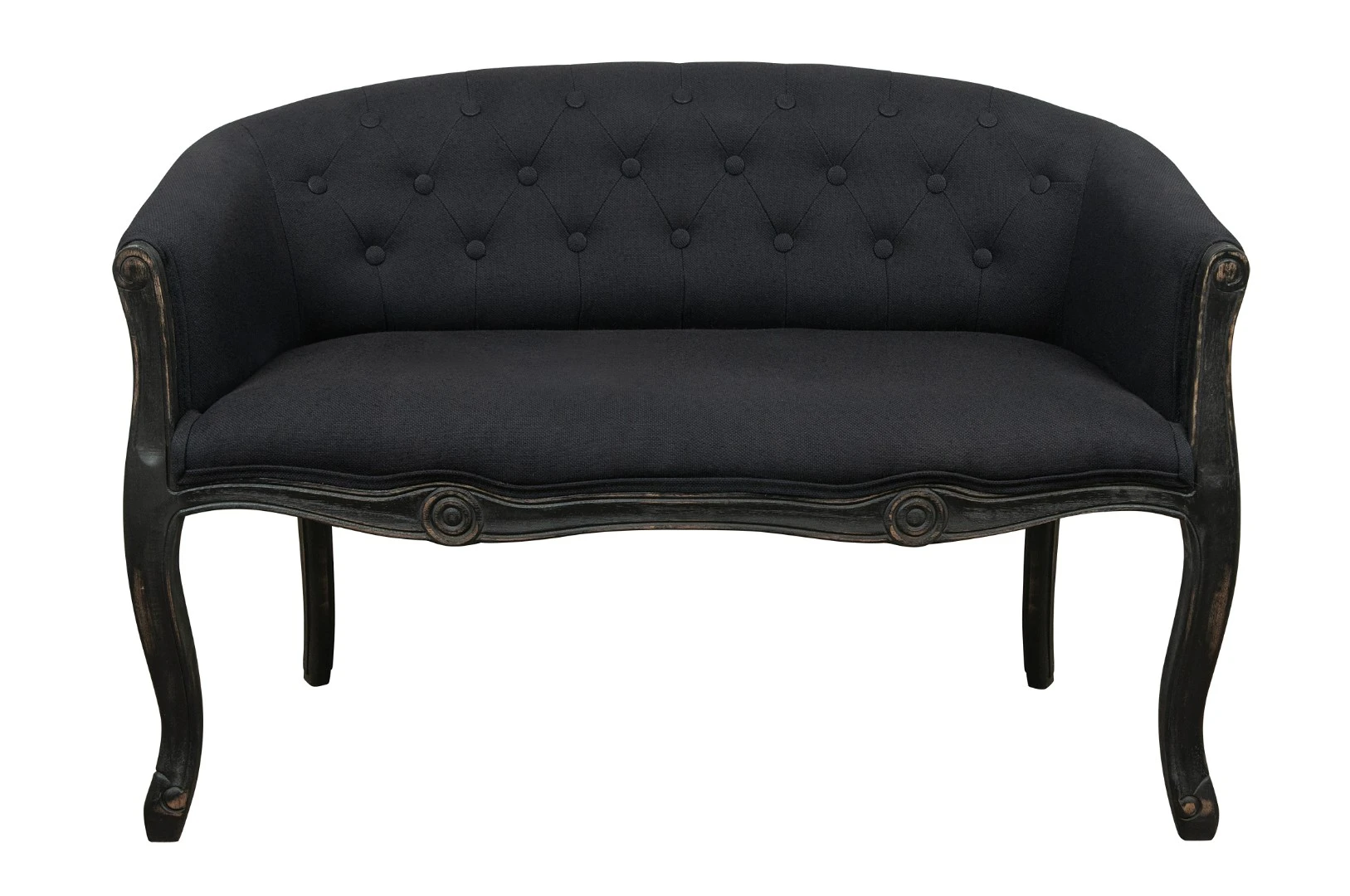 Двухместный дизайнерский диван Kandy Double Black Old в интернет-магазине