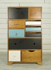 красивые Комод универсальный «Aquarelle Birch» 10 ящиков арт RE-14ETG/4 на заказ