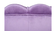 заказать Низкое кресло ракушка Pearl Purple на черных ножках